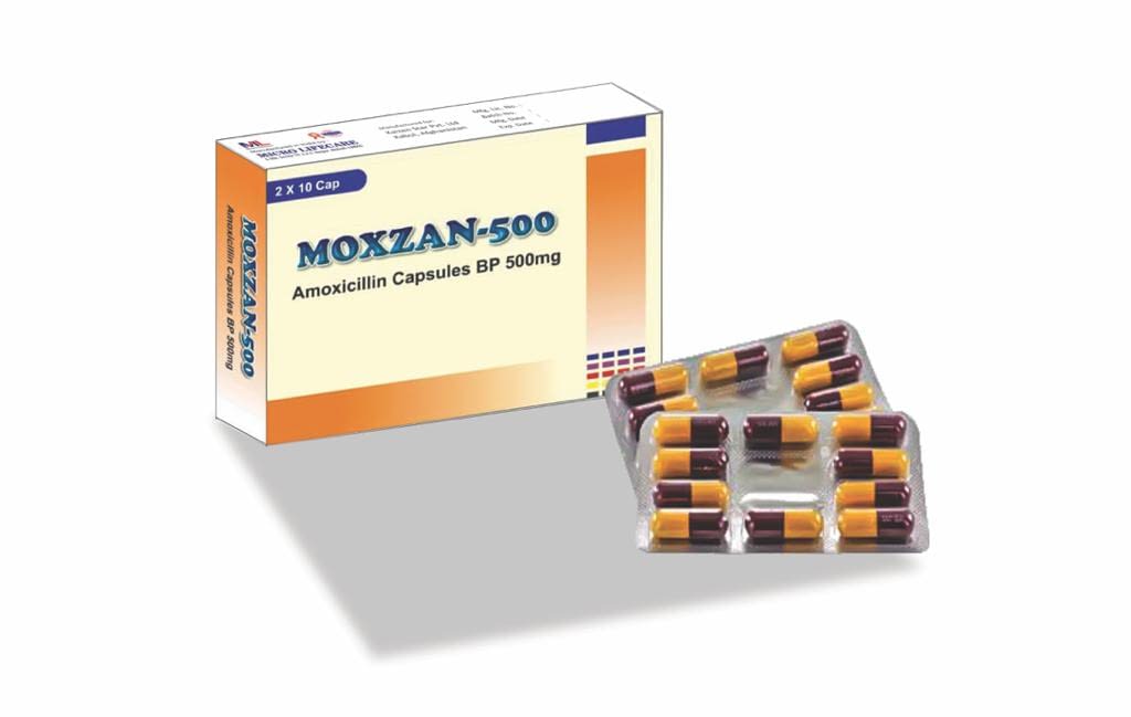 Amoxicillin Capsules Bp 500mg